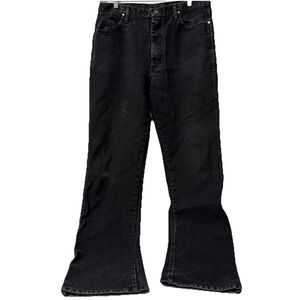 Wrangler Black Label Black Denim Jeans 36x36 Used